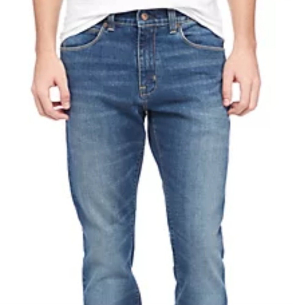 Mens True Craft Slim Straight Jeans 32W
